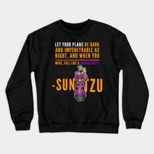 Sun Tzu quote Crewneck Sweatshirt
